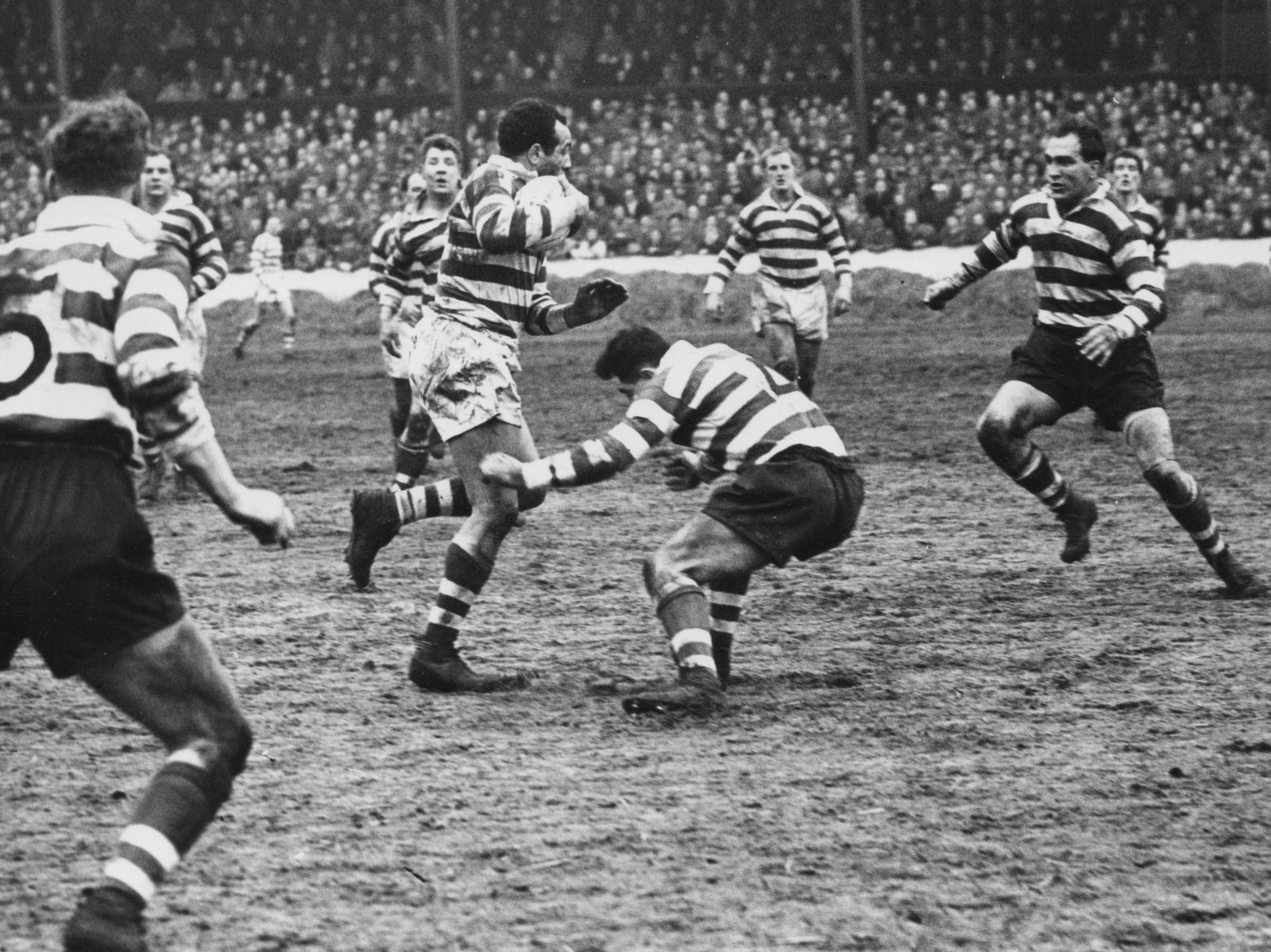 Oldham v Wigan, 5 April 1958