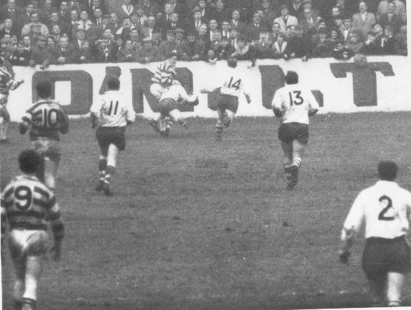 John Donovan scores v Wigan - Nov 21st 1964.