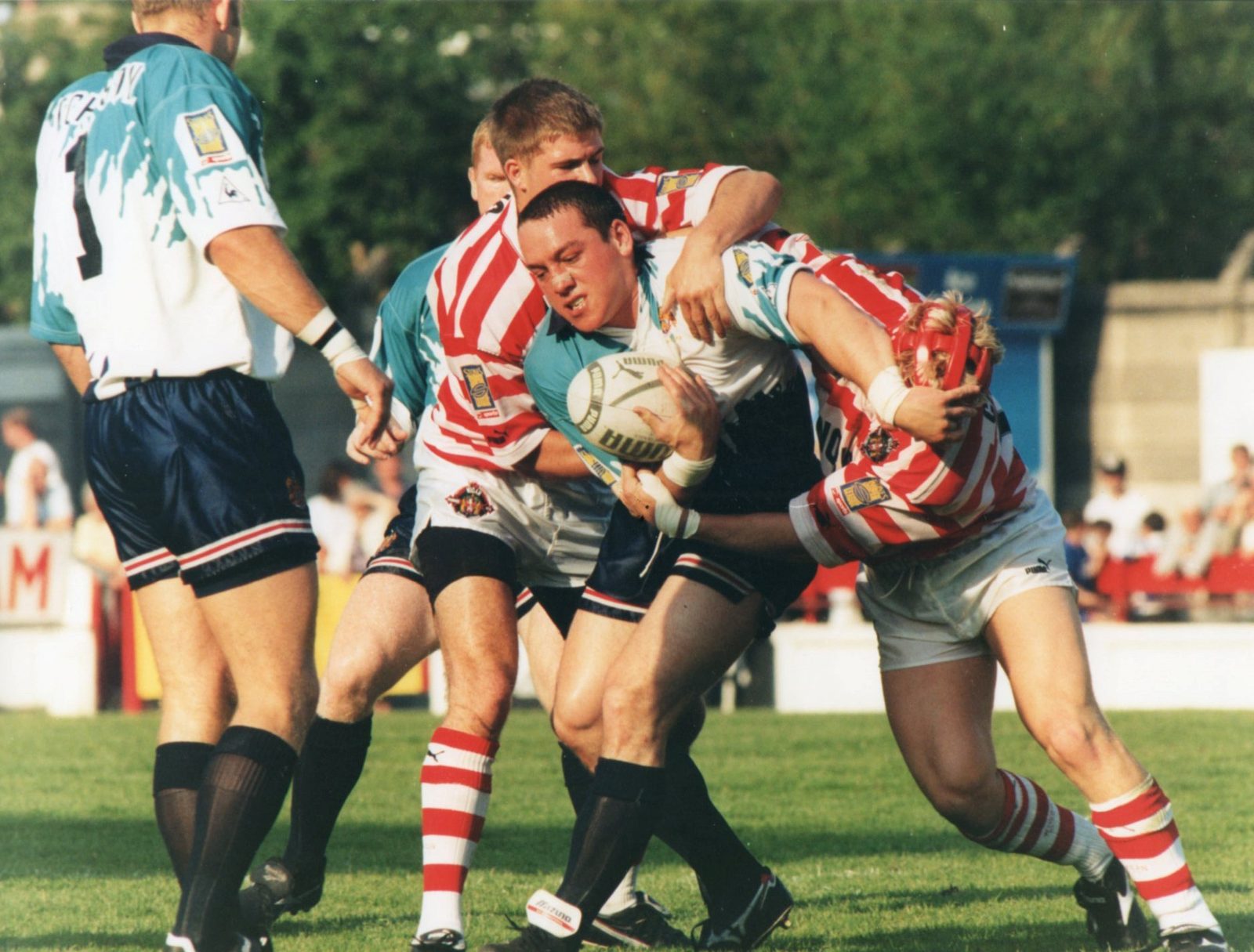 David Bradbury in the thick of the action at Central Park - June 16th 1996.