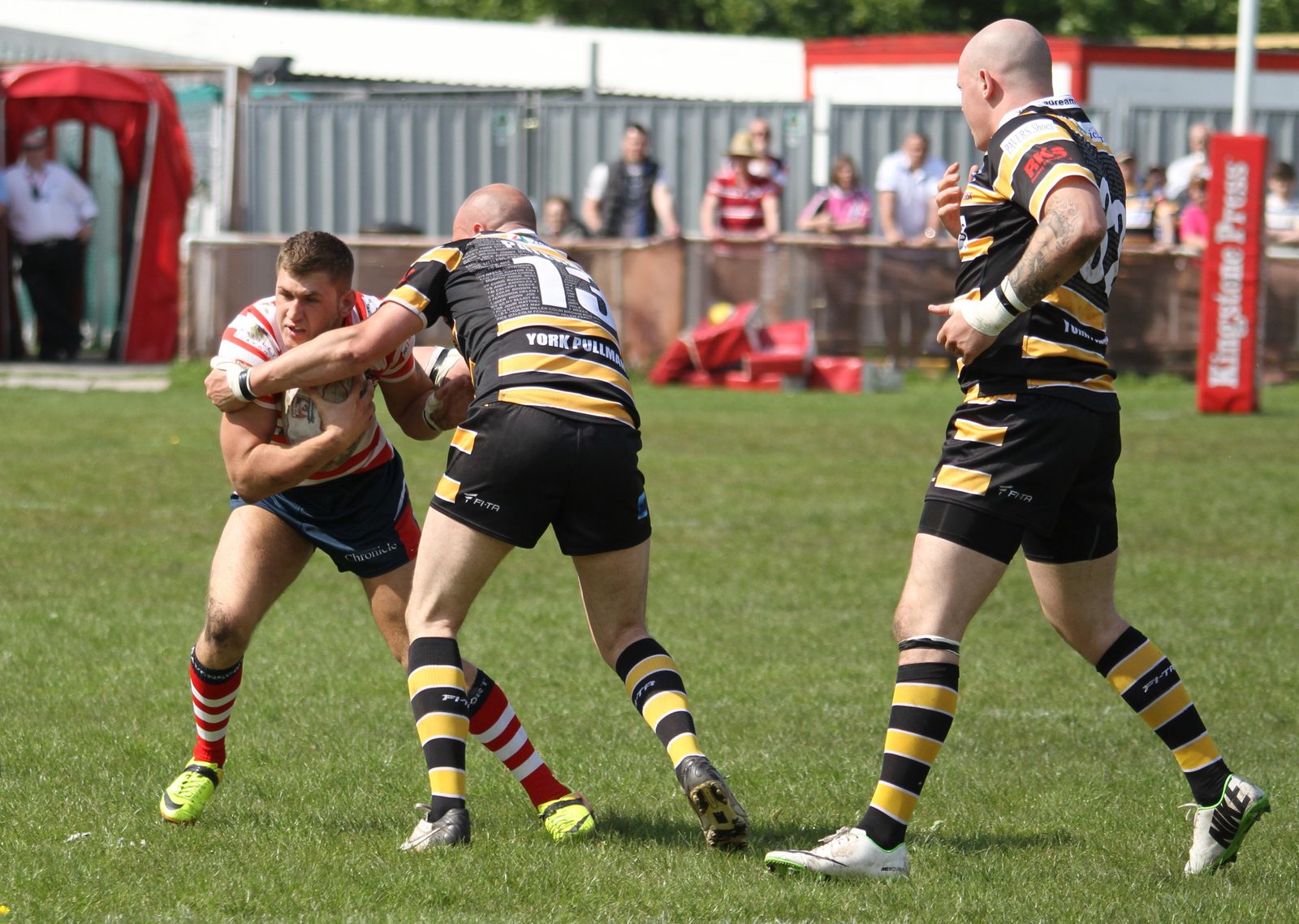 Kenny Hughes in action v York - May 18th 2014.