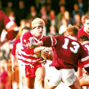 John Cogger takes on his opposite number - March 11th 1990.