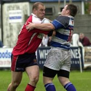 DANE MORGAN in action v Halifax - July 10th 2004.