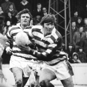 Bob Welding on the move v Leeds - March 3rd 1974.