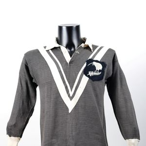New Zealand Test Shirt against Great Britain 1950. Swapped with Doug Phillips.