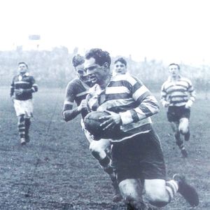 Sid Little scores at Rochdale - April 1st 1952.