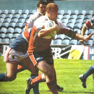 Dane Morgan on the charge v Hornets - May 23rd 2004.
