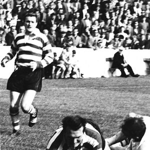 Charlie Bott scores against Whitehaven - Aug 31st 1962.