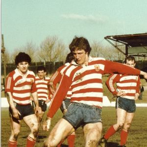 Mick Parrish attempts a goal at Derwent Park - March 7th 1982.