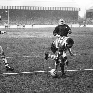 Ike Southward scores v Walney Central - Feb 27th 1960.