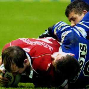 Neil Roden scores against East Hull - Jan 26th 2003.