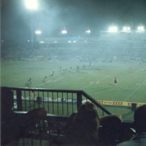 Kick off at the Stockland Stadium against North Queensland Cowboys - June 14th 1997.