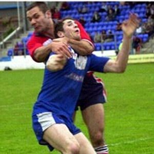 Joe McNicholas tackles Jamie Marshall - June 16th 2002.