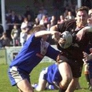 Chris Morley in action against Barrow - March 30th 2003.