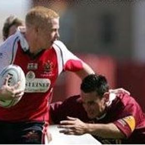 Lee Marsh in action at Bloomfield Road v Batley - May 30th 2004.