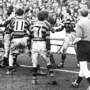 Fisticuffs v Bramley including, Geoff Robinson, Roger Dufty, Frank Pitchford, Charlie Winslade - March 19th 1960.