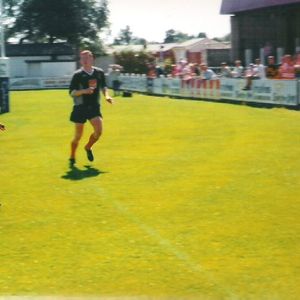 Keith Brennan goes in for a try - July 14th 2002.