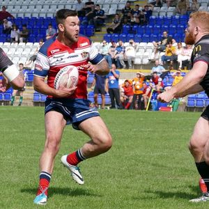 Ben Davies takes on the Coventry defence - June 10th 2018.