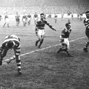 Peter Fearis scores v Dewsbury - Oct 10th 1953.