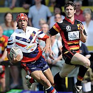 Marcus St Hilare in action at Dewsbury - May 11th 2005.