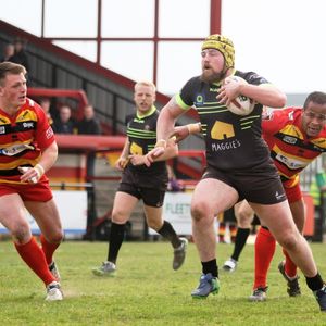 Michael Ward on the charge at the Ram Stadium - April 30th 2017.