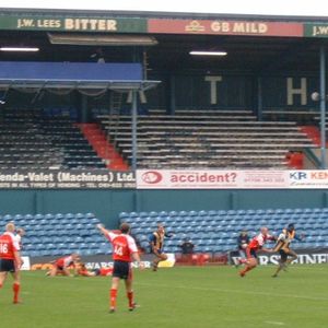 Marlon Billy is pulled down by Dane Morgan - Sep 12th 2004.