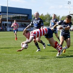 Scott Turner scores at Featherstone - April 23rd 2017.