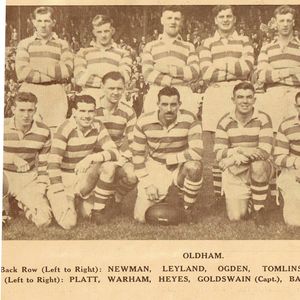 Oldham v Featherstone Rovers, 8 October 1949