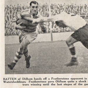 Oldham v Featherstone Rovers, 8 October 1949