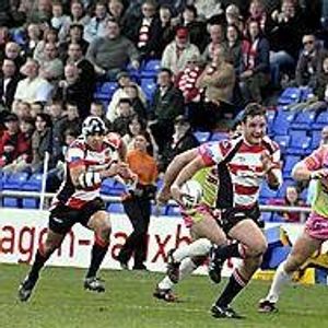 Chris Baines n action v Lezignan - April 5th 2009.