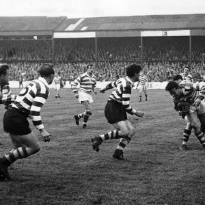 Noon, Hatherall and Kellett close in on Palmer of Halifax - Sep 10th 1960.