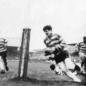 Bob Irving scores at Thrum Hall - Sep 24th 1966.