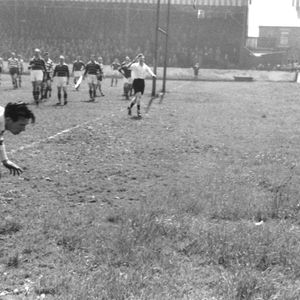 Joe Warham touches down against Huddersfield - May 16th 1953.