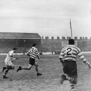 Smales and Barrow chase Turner - April 7th 1958.