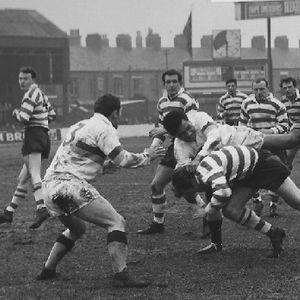 Solid defence from Huddersfield at Watersheddings - March 27th 1965.