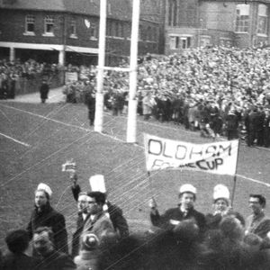 The Oldham fans at Headingley - April 11th 1964.