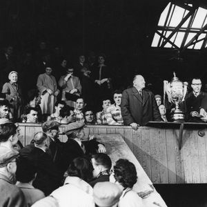 Lancs League cup presentation - May 3rd 1958.