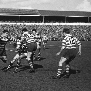 Oldham v Hull Challenge Cup semi-final at Swinton - April 9th 1960.