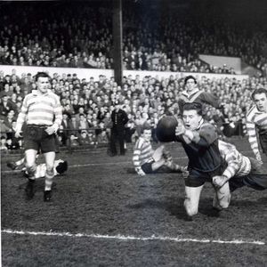 A try for Leeds - March 5th 1960.