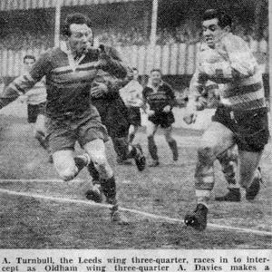 Oldham v Leeds, 23 April 1955