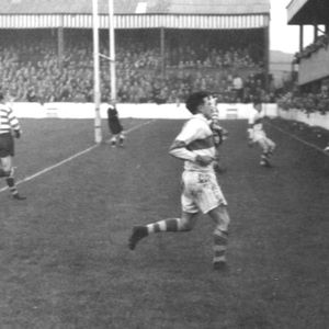 A try for Frank Pitchford v Liverpool - Nov 12th 1955.