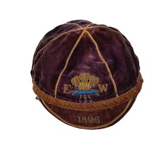 R.L. (Dickie) Thomas - Welsh trial cap 1896.