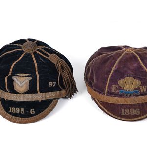 The caps of Richard Llewellyn (Dickie) Thomas.