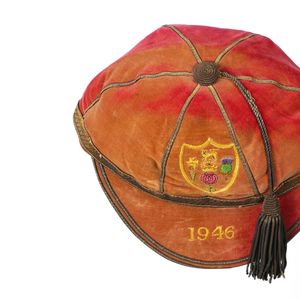 Doug Phillips - 1946 Great Britain Tour cap. The 'Indomitables' tour.