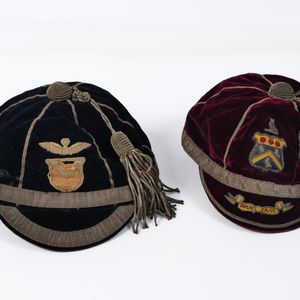 The caps of F.W. Davies.