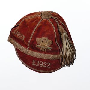 Ernie Foote - Wales Schoolboys cap 1922-23.