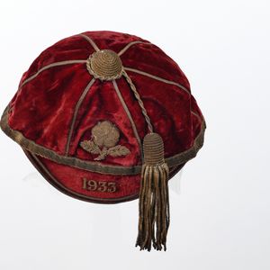 Gus Risman - England cap 1933.