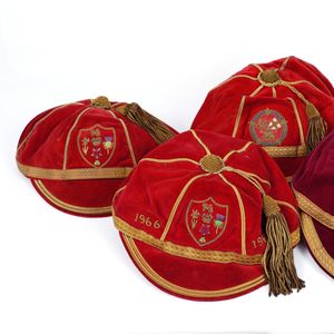 The caps of Bob Irving.