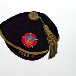 Arthur Lees - Lancashire cap 1895-96.
