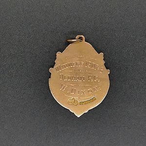 Billy Dixon - Oldham F C - Lancashire League Championship Medal 1907/08