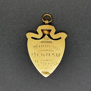 Herbert Ellis - Oldham F C Lancashire County Club Championship Medal 1900/01